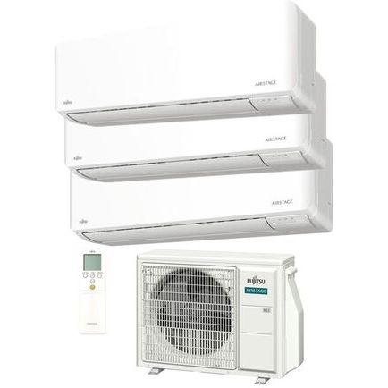 Ilmalämpöpumppu Fujitsu Multisplit 3xStandard 09, 2.5kW
