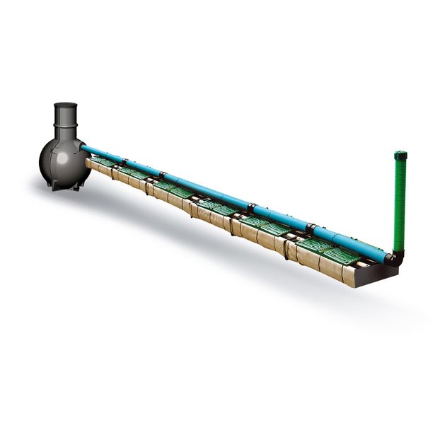 Imeytysjärjestelmä Wavin SAKO-2 Biomoduli 6 (1,0m³)