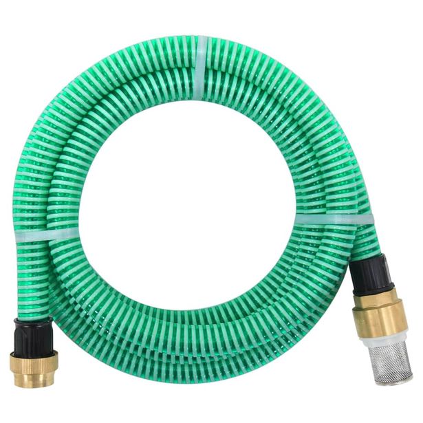 Imuletku messinkiliittimillä, PVC, 1,1