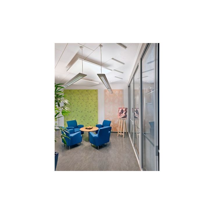 Akustiikkalevy Ecophon Master SQ A, 600x1200x40mm, valkoinen, 6kpl, 4,32m²/pkt