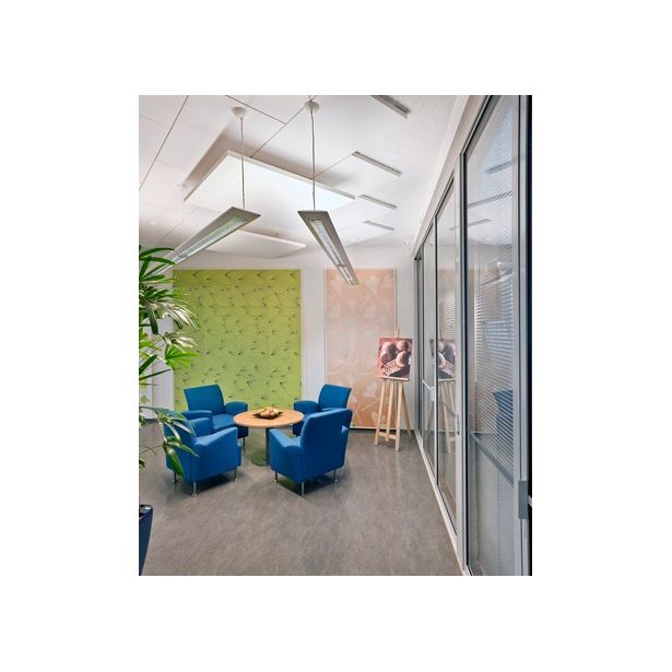 Akustiikkalevy Ecophon Master SQ A, 600x600x40mm, valkoinen, 10kpl, 3,6m²/pkt