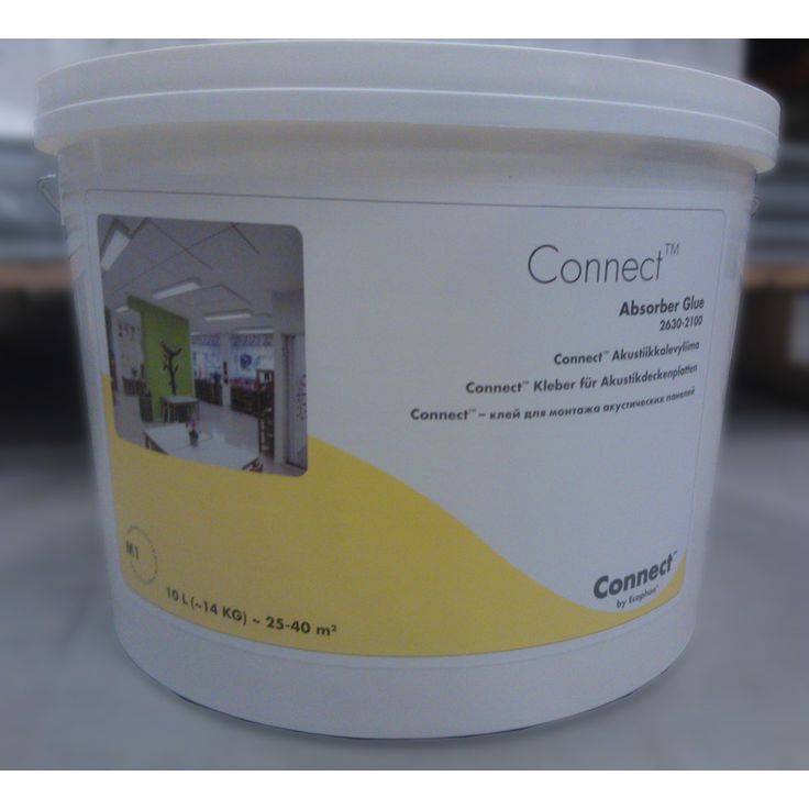 Asennusliima Ecophon Connect Absorber Glue, 10litraa