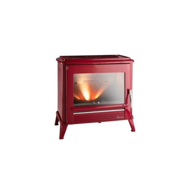 Valurautatakka Modena Enamel, punainen, 12kW, 170kg