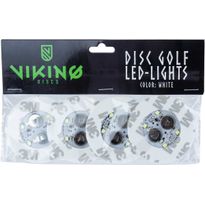 LED-valo frisbeegolfkiekkoon Viking Discs, valkoinen, 4kpl