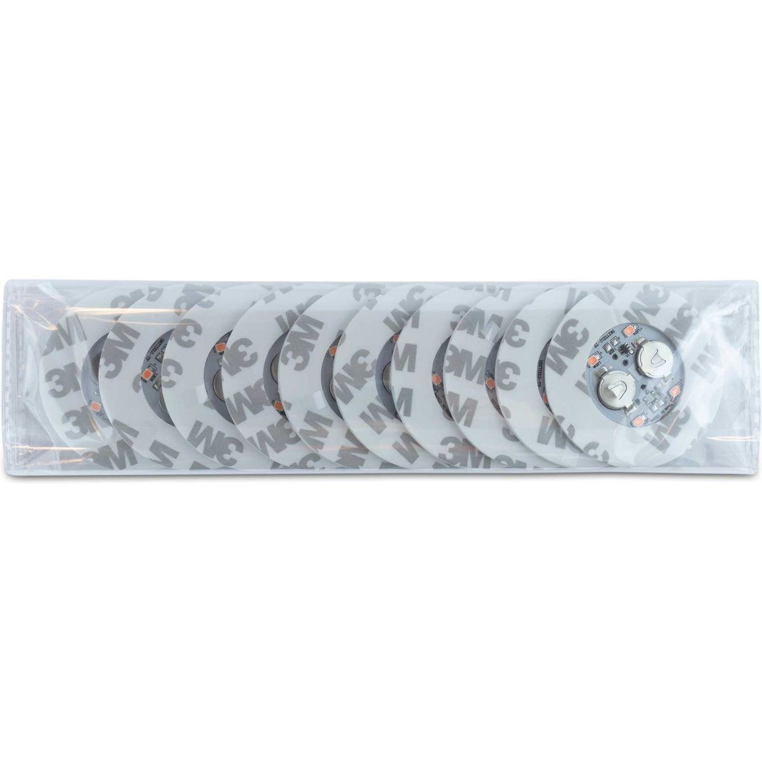 LED-valo frisbeegolfkiekkoon, Viking Discs, 10kpl, punainen