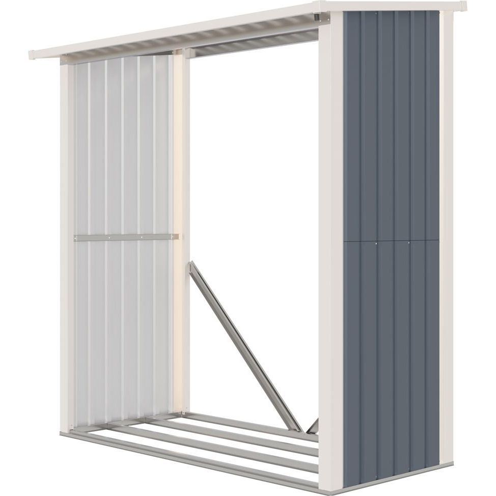 Polttopuukatos Fornorth, 182x89x190cm, 1.62m²