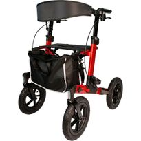 Rollaattori Arvo Outdoor, punainen, Verkkokaupan poistotuote