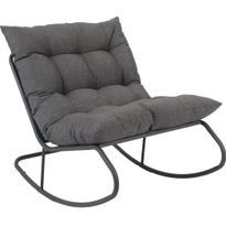 Keinutuoli Lykke Fjord, harmaa, Verkkokaupan poistotuote