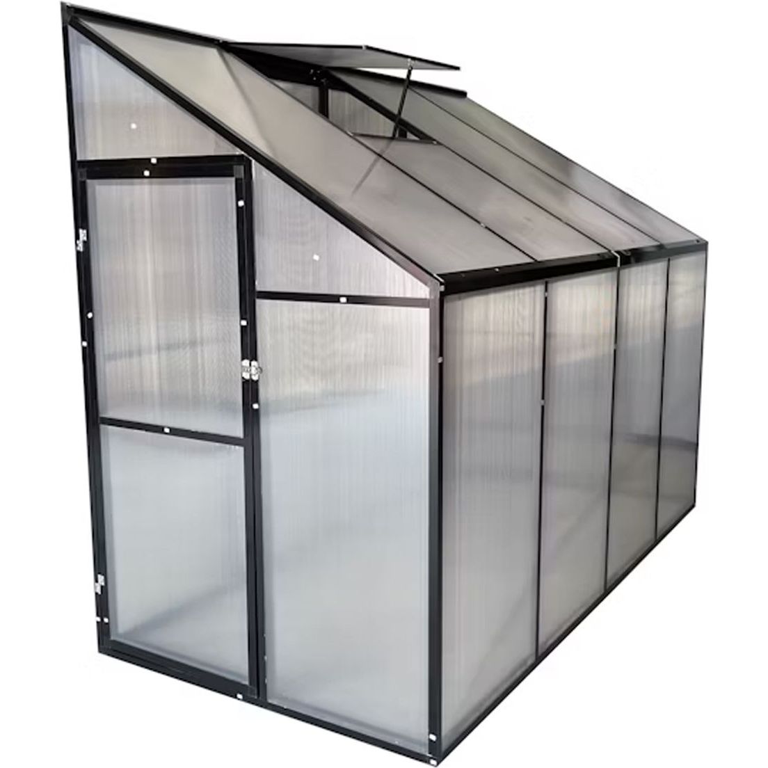 Minikasvihuone Lykke Sundsvall, 241x122x195cm, musta