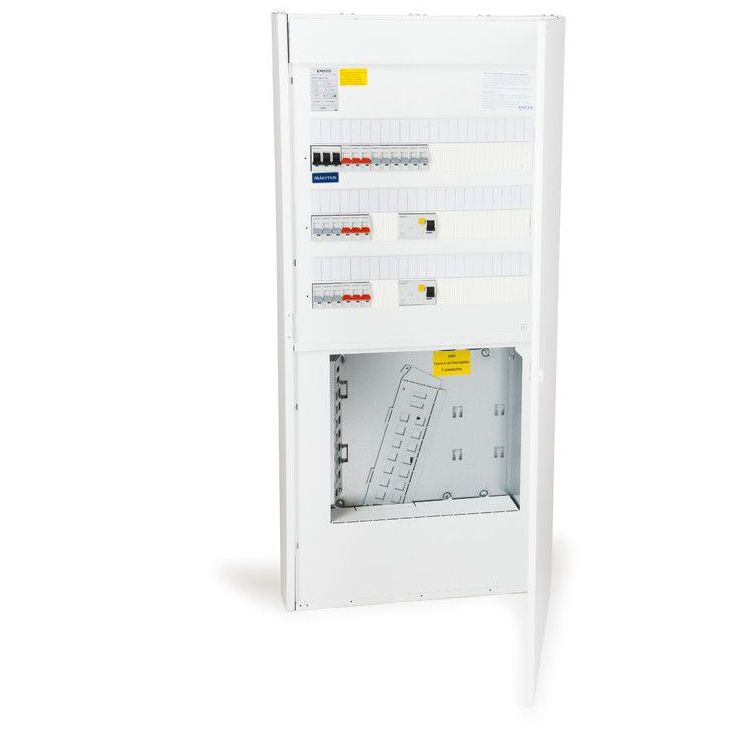 Ryhmäkeskus Ensto Waltteri PESSV345.21-RJ IT-tilalla, 2xVVS, 9x10A, 12x16A, 50A, pinta-/uppoasennukseen