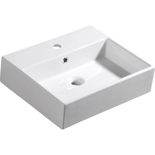 Keraaminen pesuallas Interia Purity, 600 X 420 X 130 mm