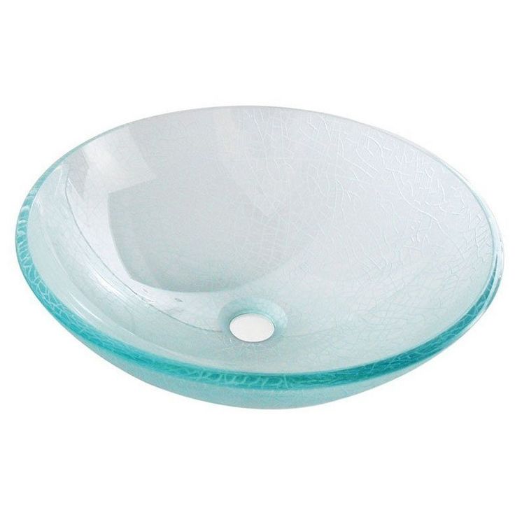 Lasiallas Interia Ice, pöytätasolle, 420 X 420 X 140 mm