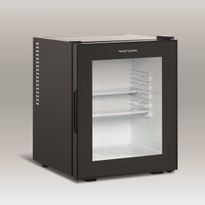 Jääkaappi lasiovella Scandomestic MB32BGD, 39cm, musta