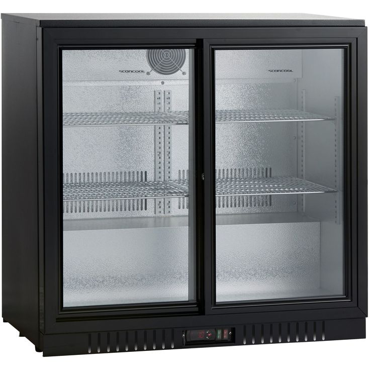 Jääkaappi lasiovella Scandomestic SC211SLE 90 cm musta
