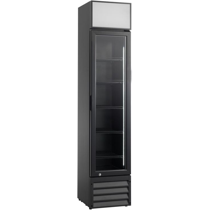 Jääkaappi lasiovella Scandomestic SD217BE 39 cm musta