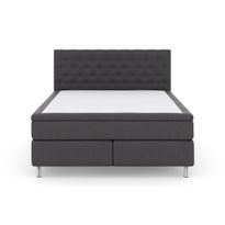 Jenkkisänky Choice No 4, 160x200cm, kova, tummanharmaa (64762)