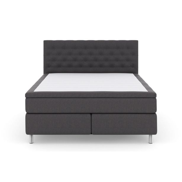 Jenkkisänky Choice No 4, 160x200cm, kova, tummanharmaa (64762)