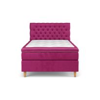 Jenkkisänky Estelle, 120x200 cm, vaaleanpunainen (41945)