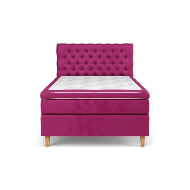 Jenkkisänky Estelle, 120x200 cm, vaaleanpunainen (41945)