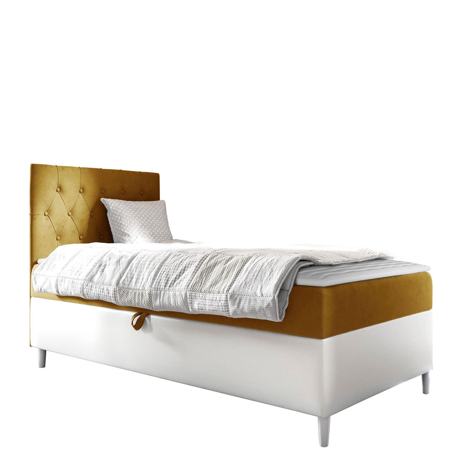 Jenkkisänky 100x200 JUNIOR FILIP 1, keltainen (2920)