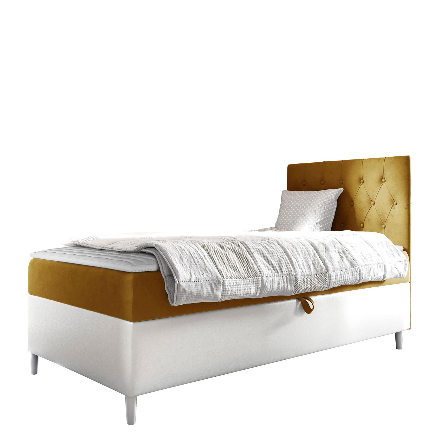 Jenkkisänky 80x200 JUNIOR FILIP 1, keltainen (1837)