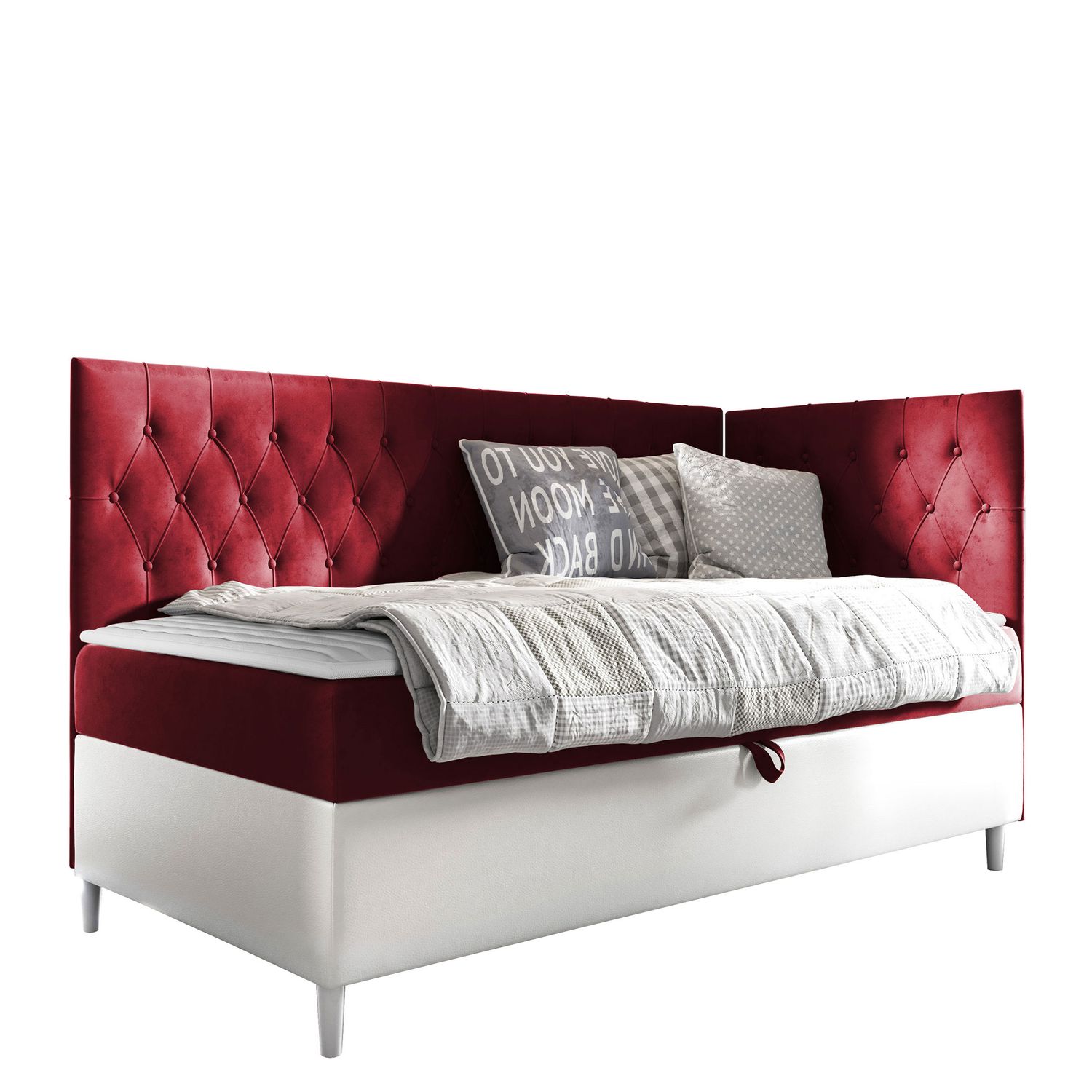 Jenkkisänky 80x200 JUNIOR FILIP 3, punainen (2360)