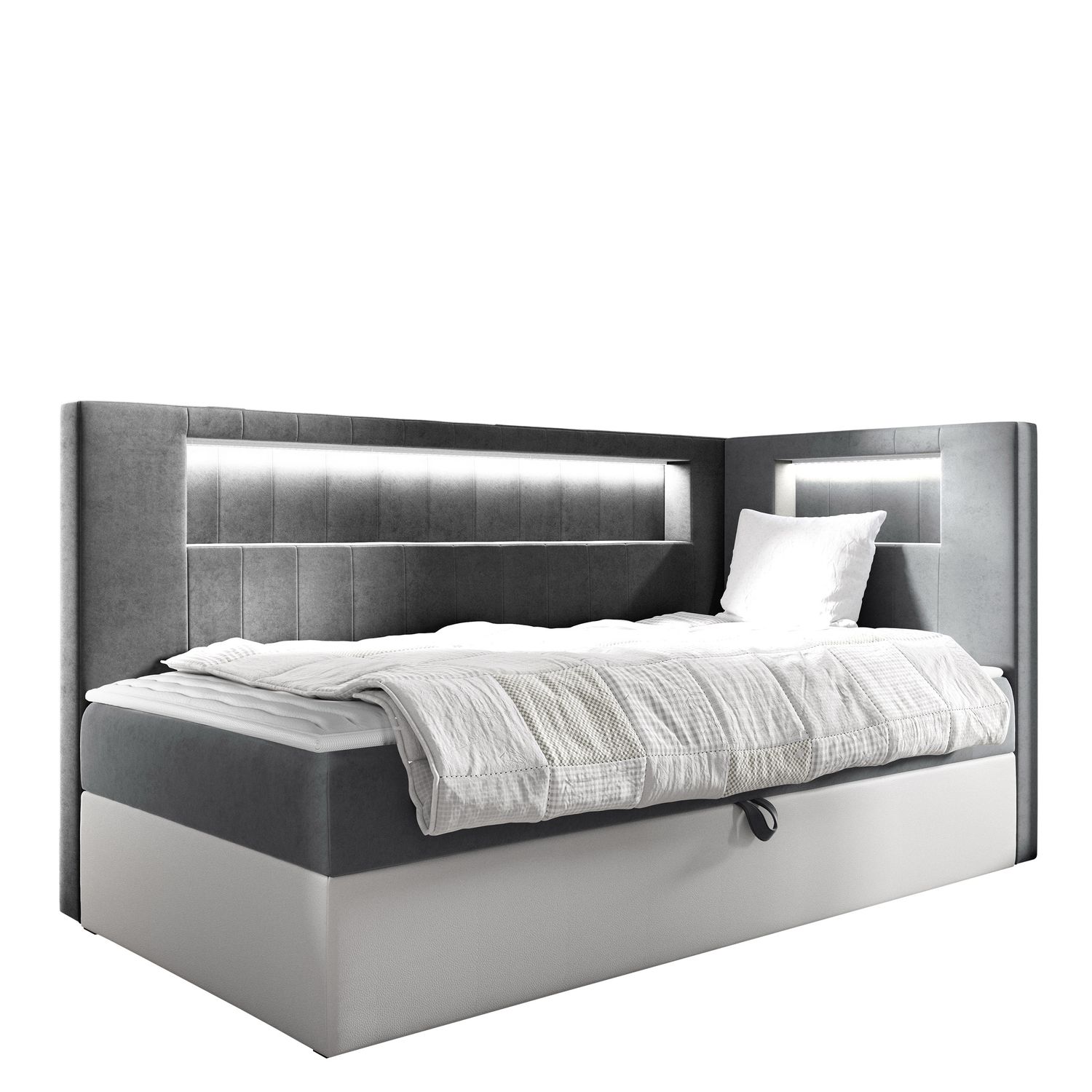 Jenkkisänky 80x200 JUNIOR GOLD 3, vaaleanharmaa (3305)