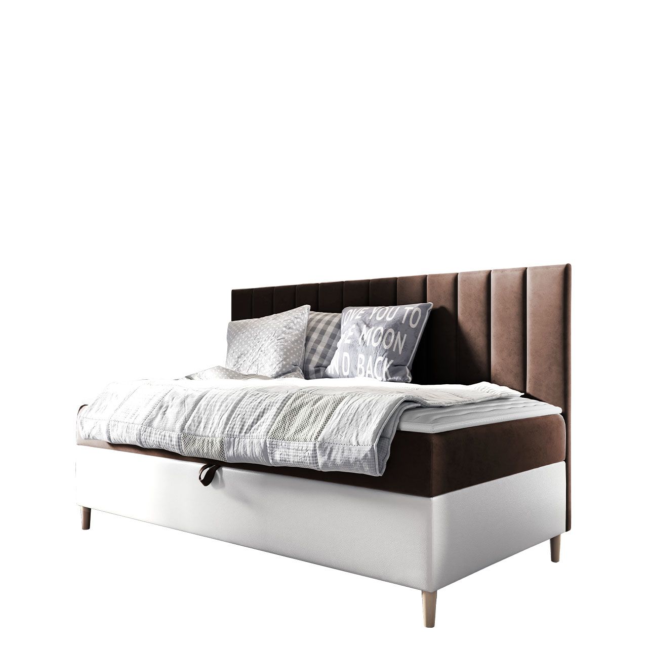 Jenkkisänky 80x200 JUNIOR MAJA 2, ruskea (2043)