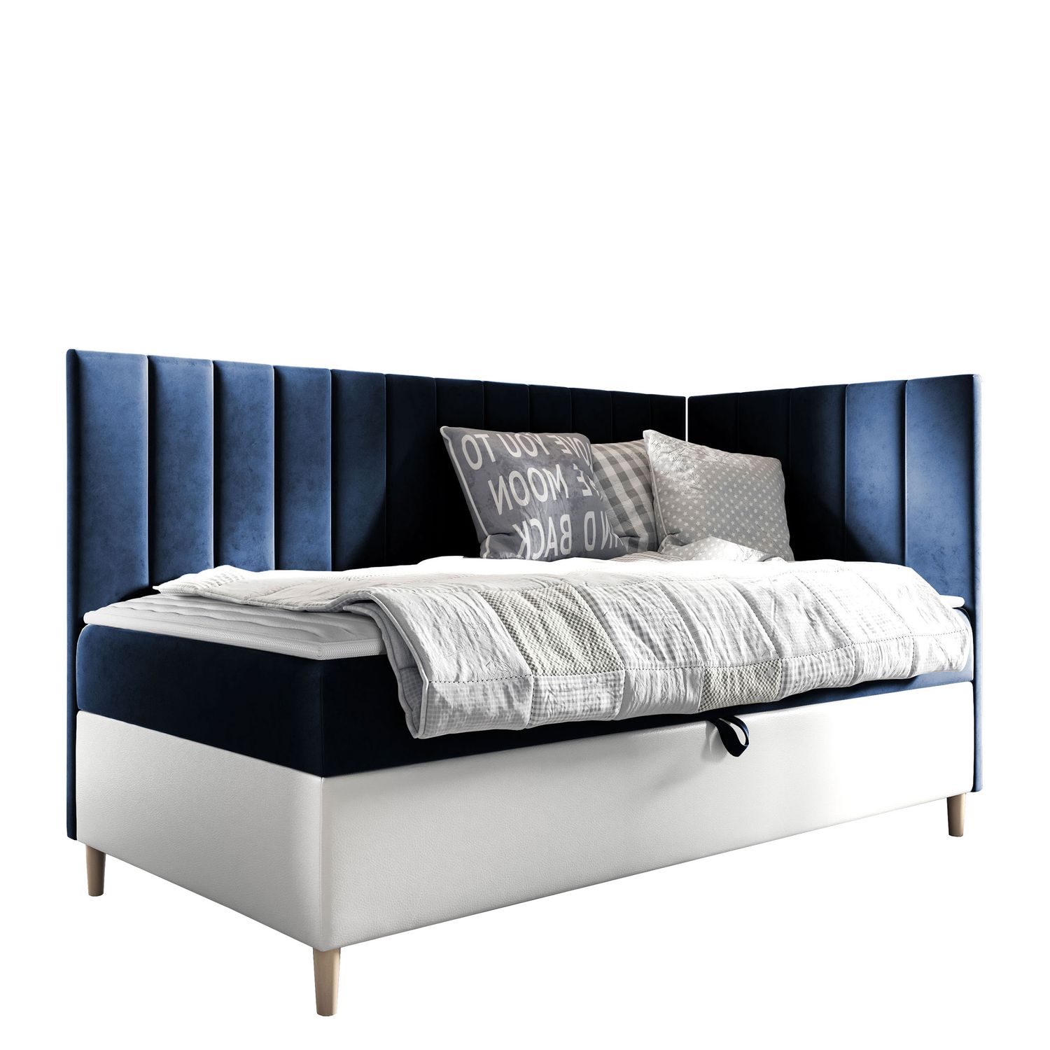 Jenkkisänky 80x200 JUNIOR MAJA 3, sininen (4449)