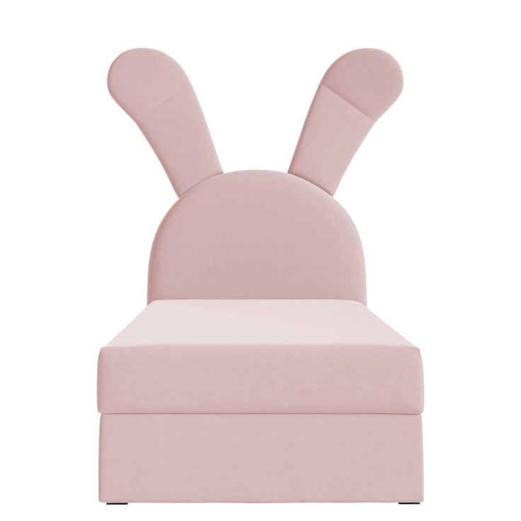 Jenkkisänky BUNNY LIGHT 100x200 + sijauspatja, pinkki (0938)