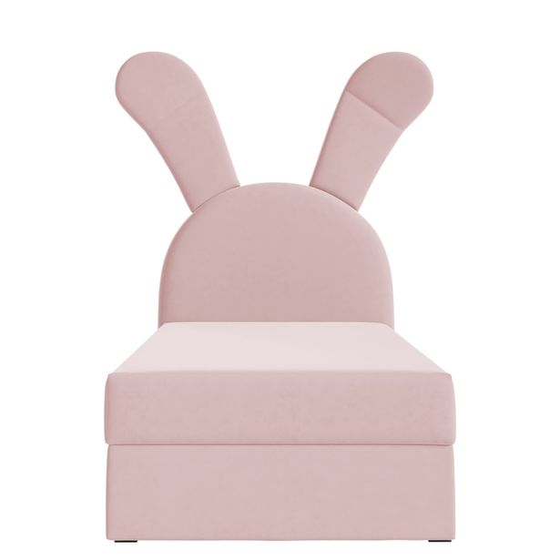 Jenkkisänky BUNNY LIGHT 100x200 + sijauspatja, pinkki (2475)