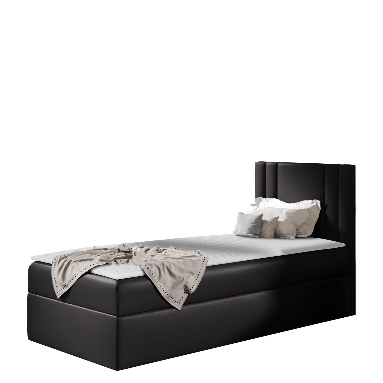 Jenkkisänky CARMEN MINI 90x200, musta (7020)