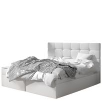 Jenkkisänky LUANDA 160x200 M, valkoinen (2808), Verkkokaupan poistotuote