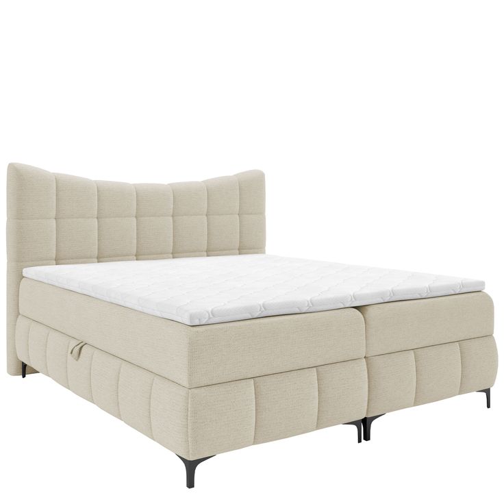Jenkkisänky NOVA 120x200 + sijauspatja, beige (0990)