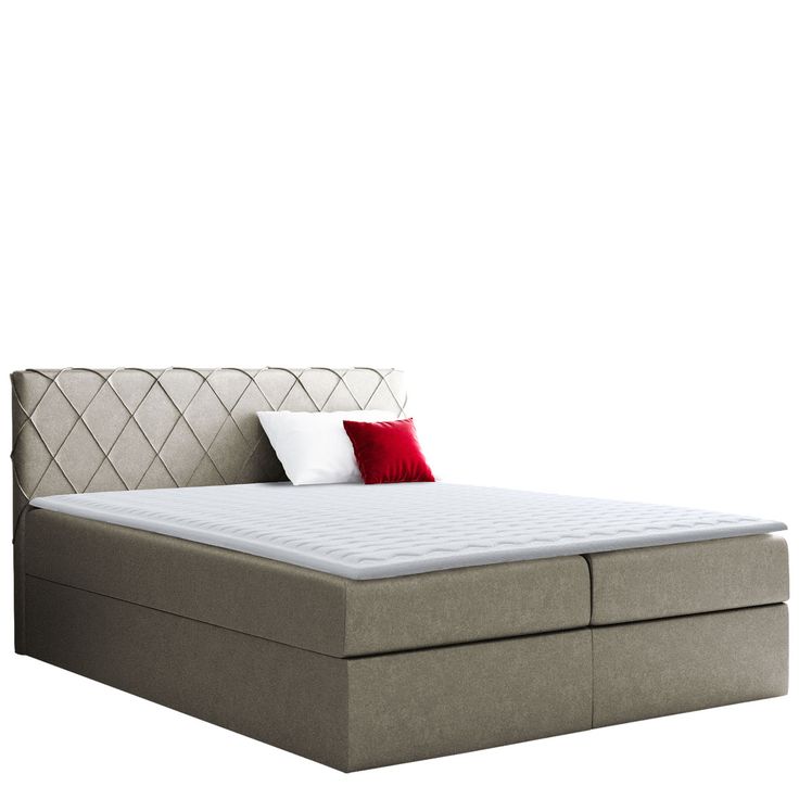 Jenkkisänky PAROS 120x200 + sijauspatja, beige (4523)