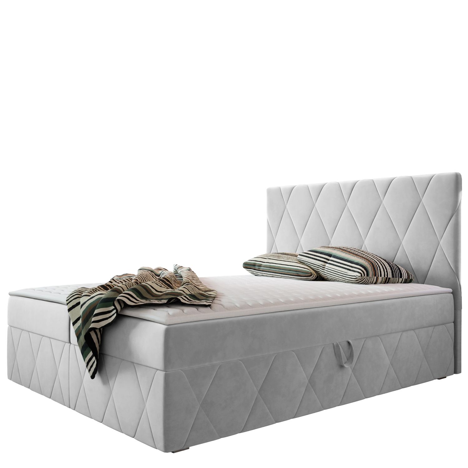 Jenkkisänky SIMOTI 180x200, harmaa (4574)