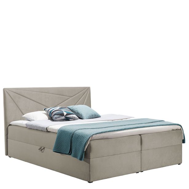 Jenkkisänky TOP 5 120x200 + sijauspatja, beige (2319)
