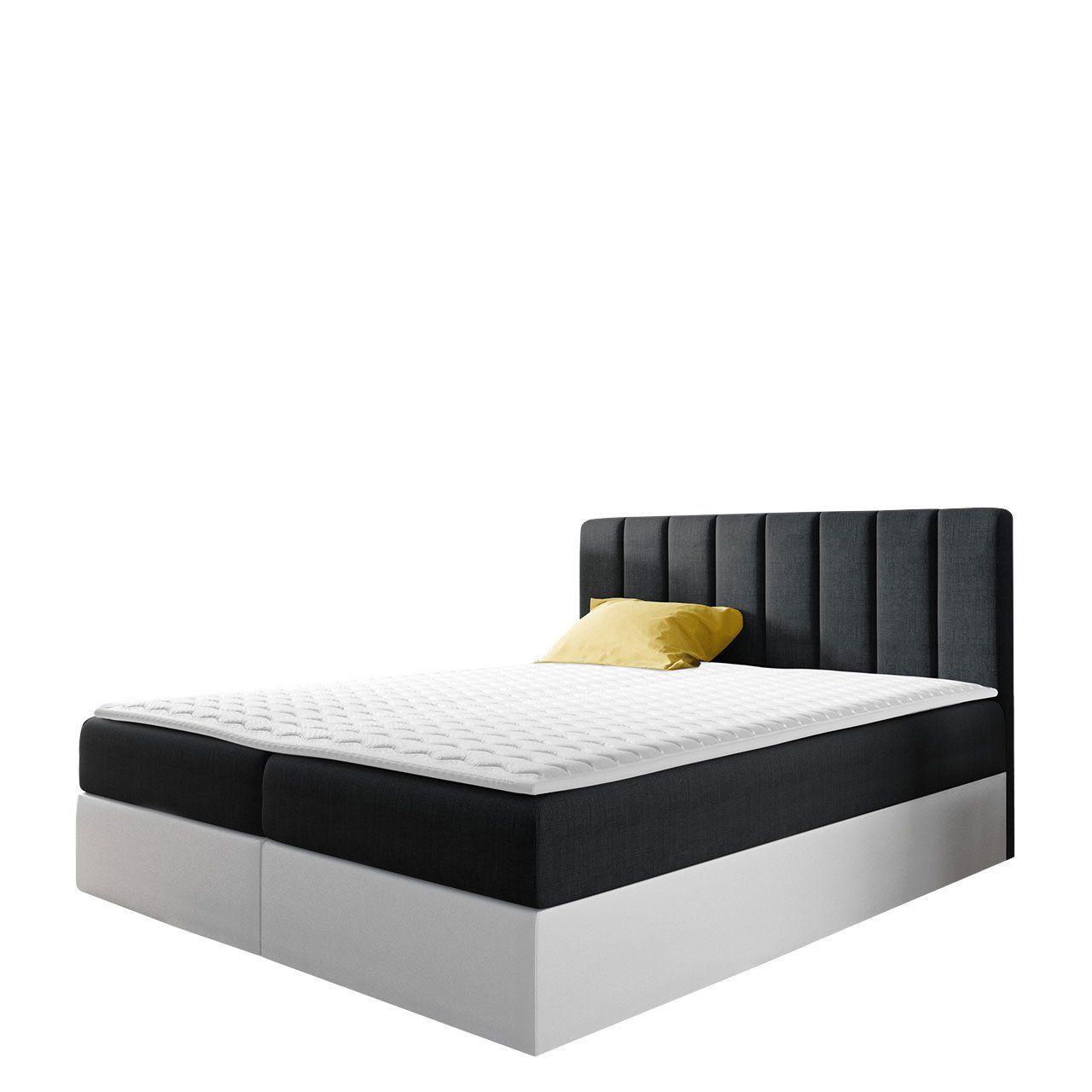 Jenkkisänky VIGO 120x200 + sijauspatja, musta (0555)