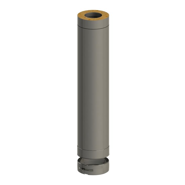 Jeremias Saunan Piippu Premium, 1000 mm jatko-osa Ø115 mm, rst, Verkkokaupan poistotuote