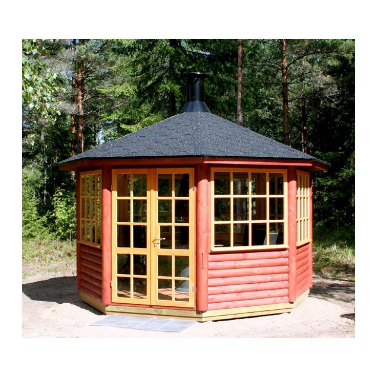 Huvimaja Jalotakka Satulinna 8-kulmainen (9,5m²)