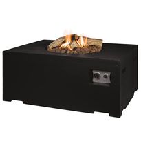 Terassilämmitin Jalotakka Jalotuli 1, 19,5kW, suorakaide, musta