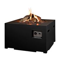 Terassilämmitin Jalotakka Jalotuli 3, 12,0kW, neliö, musta