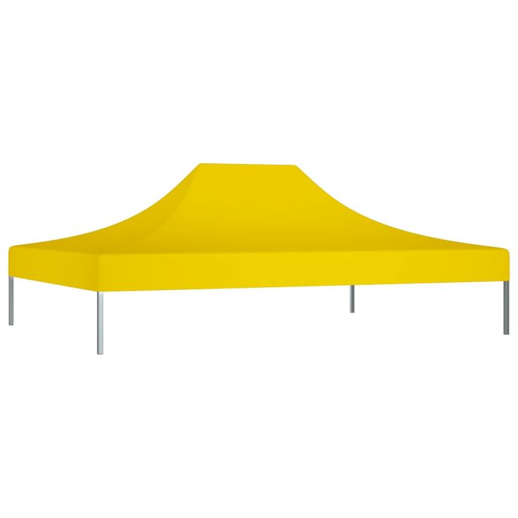 Juhlateltan katto 4,5x3 m keltainen 270 g/m² (15374)
