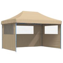 Juhlateltta pop-up taitettava, 410x279x315 cm, eri sivuseinä- ja värivaihtoehtoja (01511)