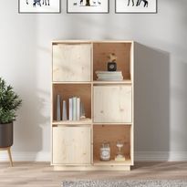 Kaappi 74x35x117cm, mänty, eri värejä