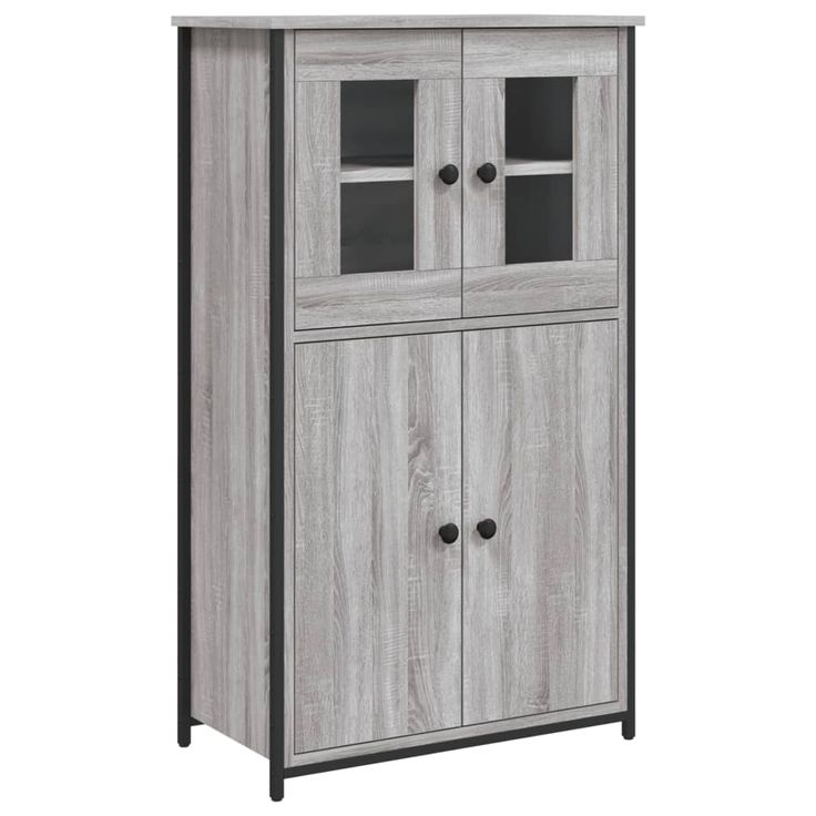 Kaappi harmaa Sonoma 62x32x106,5 cm tekninen puu (34208)