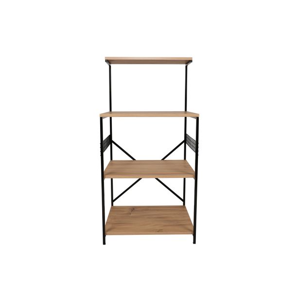 Kaappi Linento Furniture Anemon, musta/mänty