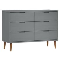 Kaappi MOLDE täysi mänty 113x40x80 cm, eri värejä (17183)