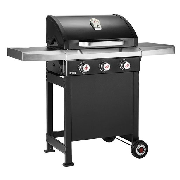 Kaasugrilli Landmann Rexon 3.0 Sapphire Black, 3 poltinta