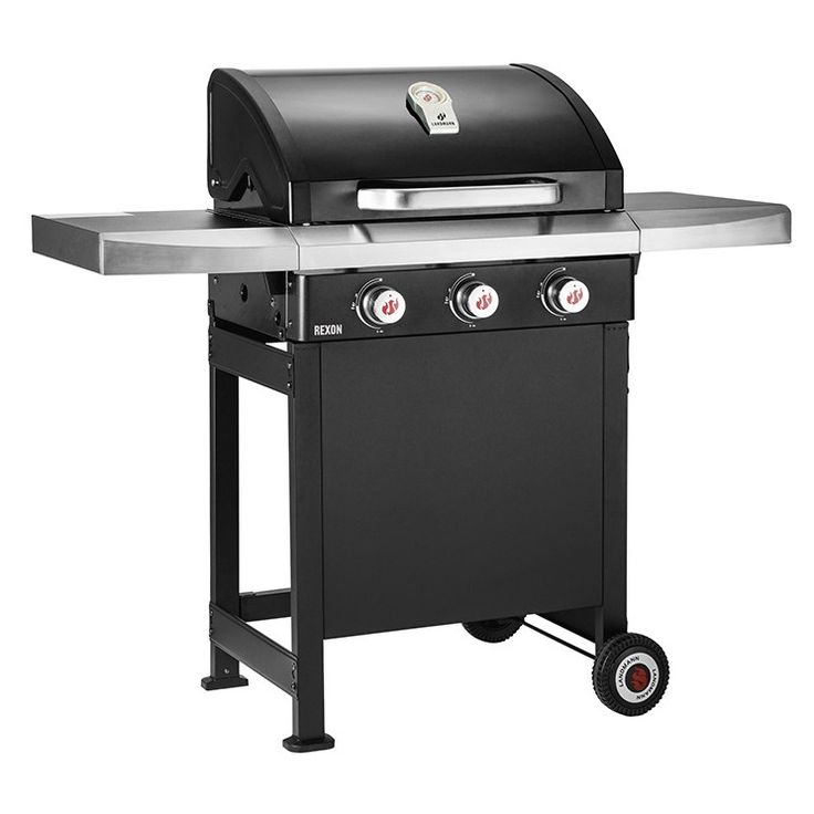 Kaasugrilli Landmann Rexon 3.0 Sapphire Black, 3 poltinta